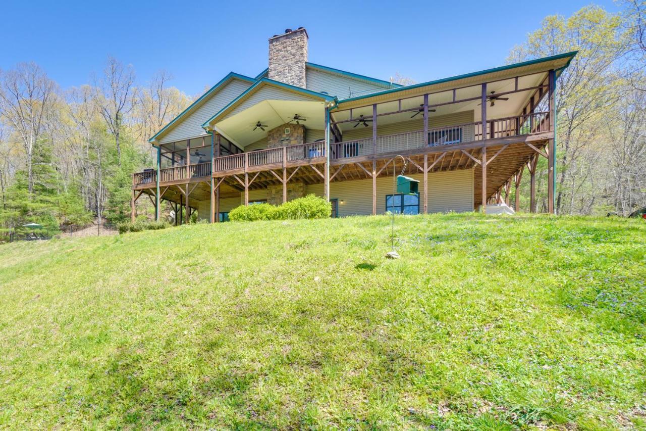 Expansive Home On 16 Acres With Smoky Mountain Views Murphy Eksteriør bilde